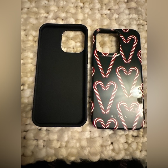 Burga Candy Cane Lane iPhone 15 Pro Max Case - Picture 1 of 2